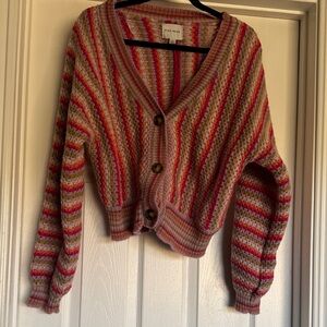 Pink Rose Women's Cardigan